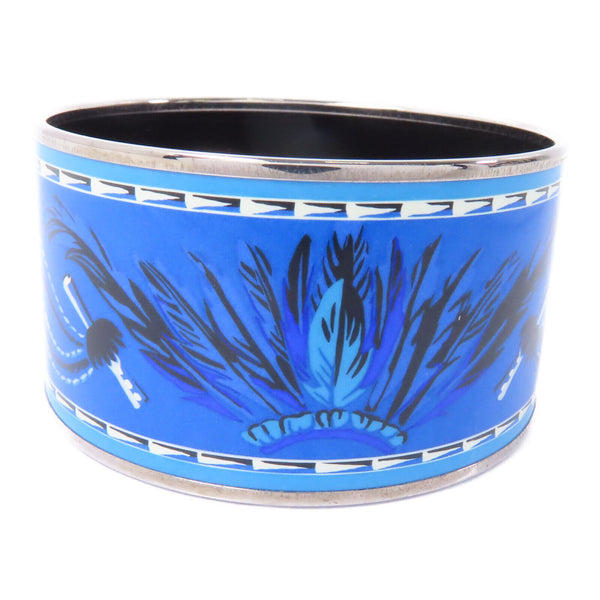 HERMES Bangle Bracelet Accessories Metal Blue