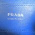 PRADA SHW Double Shoulder Bag Saffiano Leather Blue