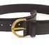 GUCCI GG GHW GG Marmont Wide Belt Size #85 Calfskin Leather 573325 Black