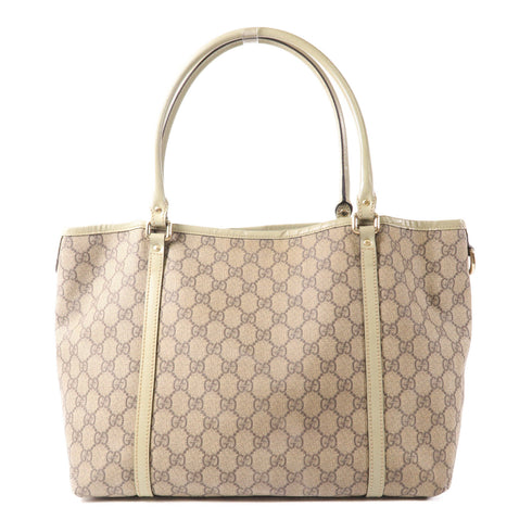 GUCCI GG GHW Shoulder Tote Bag 197953 Coated Canvas