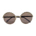 CHANEL CC Sunglasses 4265 Metal PVC Black Gold Tone Color
