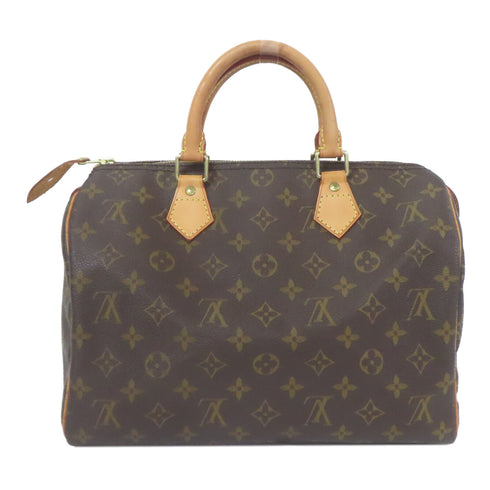 LOUIS VUITTON LV GHW Speedy 30 Boston Shoulder Bag M41112 Monogram Brown