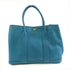 HERMES PHW Garden Party PM Tote Shoulder Bag Cobalt Blue