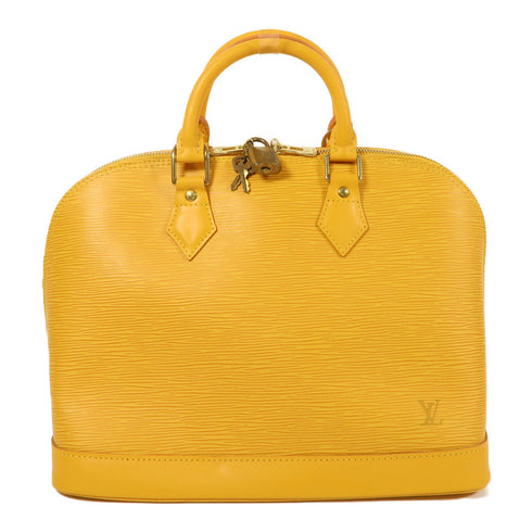 LOUIS VUITTON LV GHW Alma Hand Bag M52148 Epi Yellow