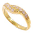 Fine Jewelry Diamond Ring Precept US#4.5 18K Yellow Gold