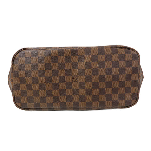 LOUIS VUITTON LV GHW Neverfull MM Handbag Tote Bag N51105 Damier Ebene Brown