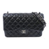 CHANELQuilted CC SHW Classic Jumbo Shoulder Bag A58600 Lambskin Leather Black