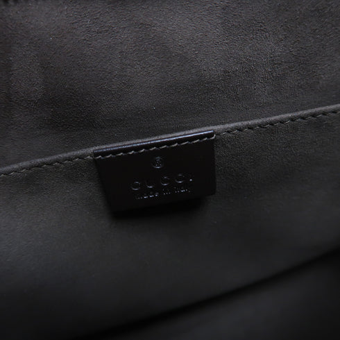 GUCCI GG SHW Clutch Bag 475316 Coated Canvas Brown