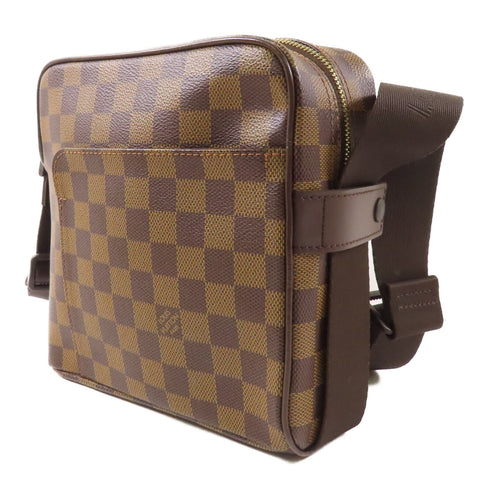 LOUIS VUITTON LV Olaf PM Crossbody Shoulder Bag N41442 Damier Ebene Brown
