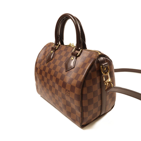 LOUIS VUITTON LV GHW Speedy 25 2Way Shoulder Bag Damier N40575 Brown