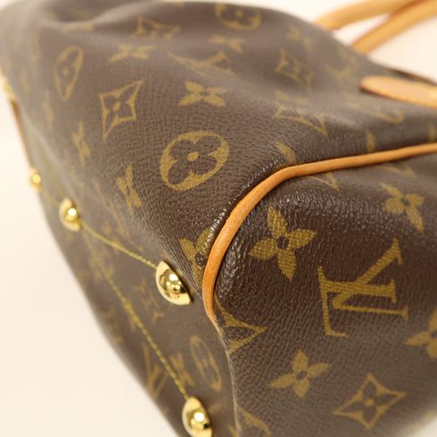 LOUIS VUITTON LV GHW Tivoli PM Handbag M40143 Monogram Brown