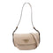 PRADA GHW Arque Shoulder Bag 1BD365 Calfskin Leather Beige