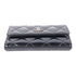 CHANEL CC SHW Card Case Patent Leather Black
