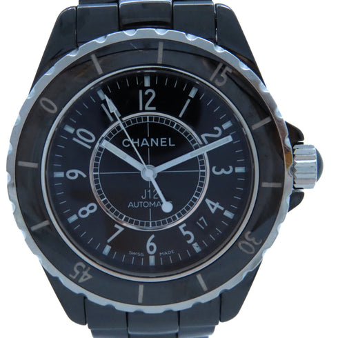 CHANEL CC J12 Watch Automatic H0685 Ceramic Black