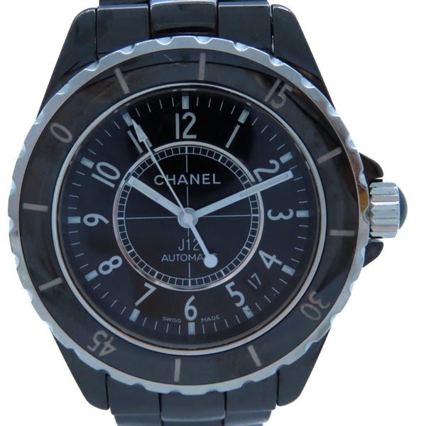 CHANEL CC J12 Watch Automatic H0685 Ceramic Black
