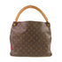 LOUIS VUITTON LV GHW Gaia Shoulder Bag M41620 Monogram Brown Red