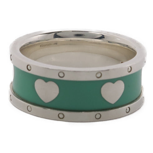 TIFFANY&CO Love Heart Ring Accessories US#6.5 925 Sterling Silver
