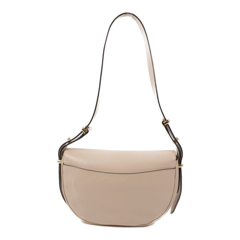 PRADA GHW Arque Shoulder Bag 1BD365 Calfskin Leather Beige