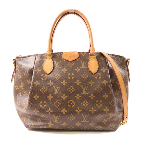 LOUIS VUITTON LV GHW Turenne MM 2 Way Shoulder Bag Handbag M48814 Monogram Brown v2