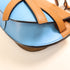 LOEWE GHW Mini Gate Crossbody Shoulder Bag Calfskin Leather Brown/Light Blue