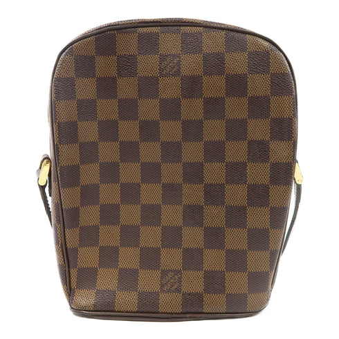 LOUIS VUITTON LV GHW Ipanema PM Shoulder Bag N51294 Damier Brown