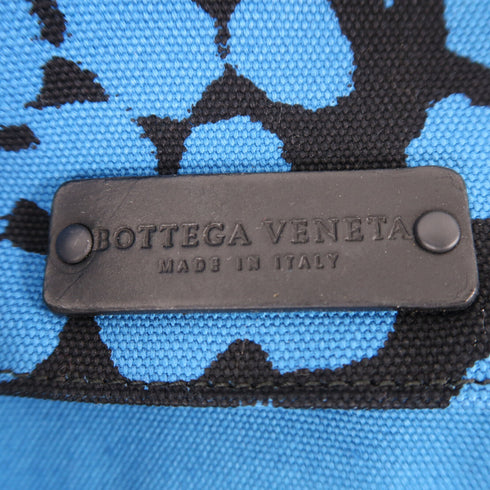 BOTTEGA VENETA BV Shoulder Tote Shoulder Bag Canvas Blue/Black