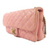Chanel CC Chain Shoulder Bag Lambskin Leather Pink