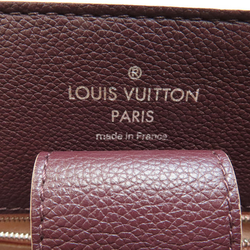 LOUIS VUITTON LV SHW Lockme Bucket Shoulder Bag M54680 Calfskin Leather Purple