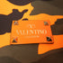 Valentino GHW 2 Way Shoulder Tote Bag Canvas Orange/Green