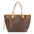 LOUIS VUITTON LV GHW Neverfull MM Shoulder Tote Bag M40156 Monogram Brown v1