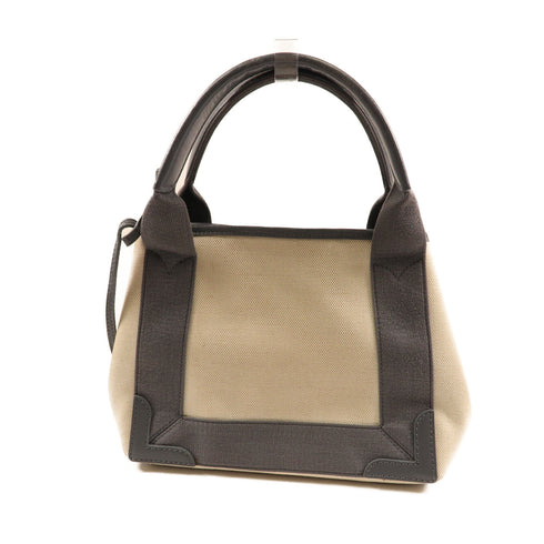 BALENCIAGA SHW Cabas XS 2Way Shoulder Hand Bag Canvas