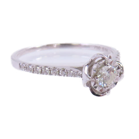 JEWELRY Diamond Ring US#6.25 18K White Gold v1