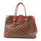 LOUIS VUITTON LV GHW Riverside 2 Way Shoulder Bag N40052 Damier Brown Red