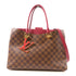 LOUIS VUITTON LV GHW Riverside 2 Way Shoulder Bag N40052 Damier Brown Red