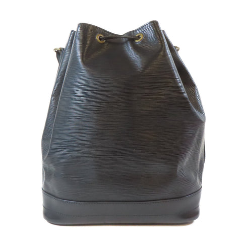 LOUIS VUITTON LV GHW Noe Shoulder Bag Epi Black