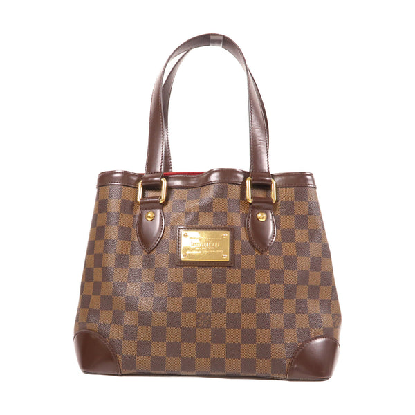 LOUIS VUITTON LV GHW Hampstead PM Shoulder Bag Handbag N51205 Damier Brown