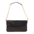 Tory Burch GHW Reva Clutch Chain Shoulder Bag Calfskin Leather Black