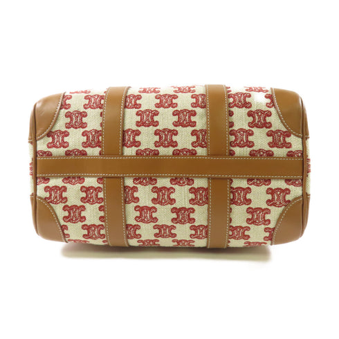 CELINE GHW 2 Way Shoulder Bag Canvas