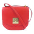 HERMES GHW Mosaique AU 24 Bag Shoulder Handbag Epsom Leather Rouge De Coeur Red