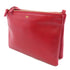 CELINE GHW Trio Shoulder Bag Crossbody Leather Red
