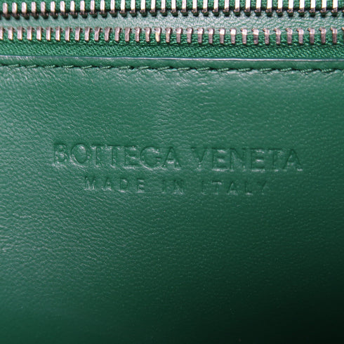 BOTTEGA VENETA BV SHW The Clip Shoulder Bag Calfskin Leather Green
