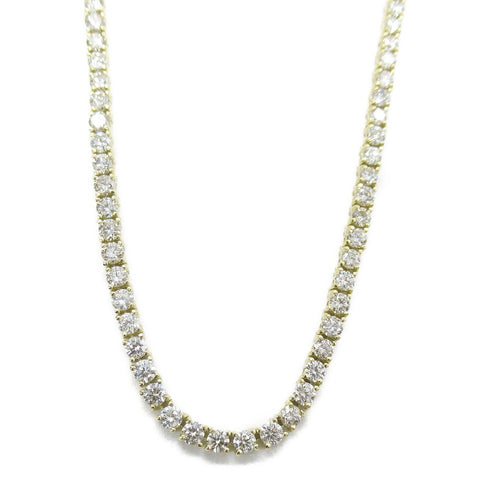 FINE JEWELRY 21.30ct Diamond Necklace 18K Yellow Gold