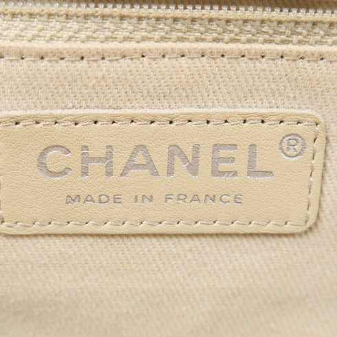 CHANEL Quilted CC SHW Chain Shoulder Bag Patent Leather Red v1