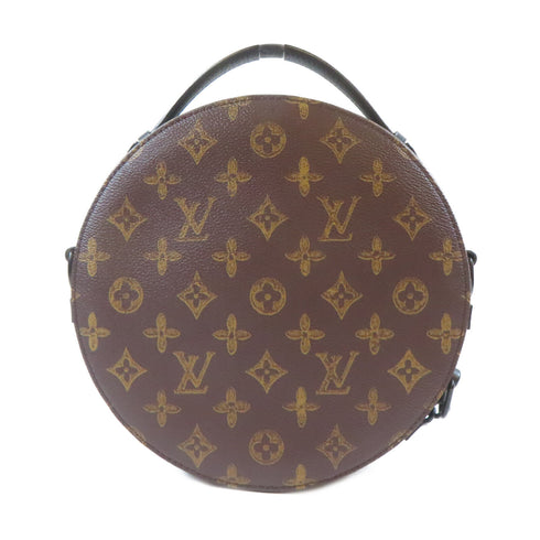 LOUIS VUITTON LV Wheel Box 2 Way Shoulder Handbag M59076 Monogram Brown