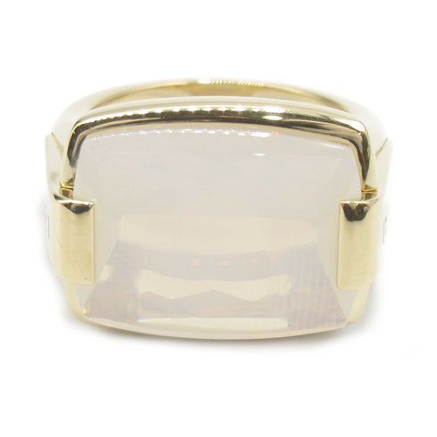 BVLGARI Allegra Quartz Ring 18K Yellow Gold US#5.25