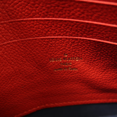 LOUIS VUITTON Pochette Double Zip Shoulder Bag Monogram Empreinte Red/Navy