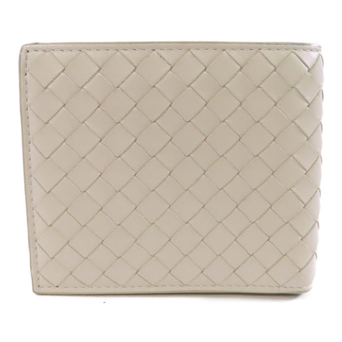 BOTTEGA VENETA BV Wallet Intrecciato Leather White