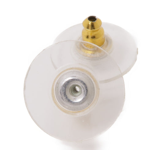 CHANEL CC Earrings Metal Gold/Gray/Orange