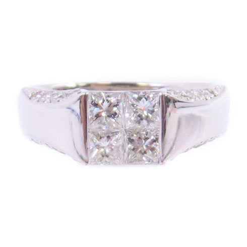 JEWELRY Diamond Ring US#7.25 PT900 Platinum
