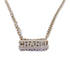 CHANEL CC Necklace Accessories Metal Gold Transparent